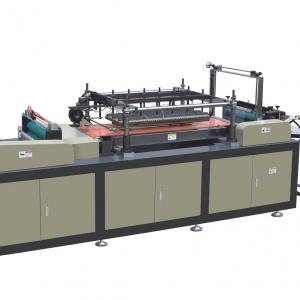 Plastic long arm glove making machine